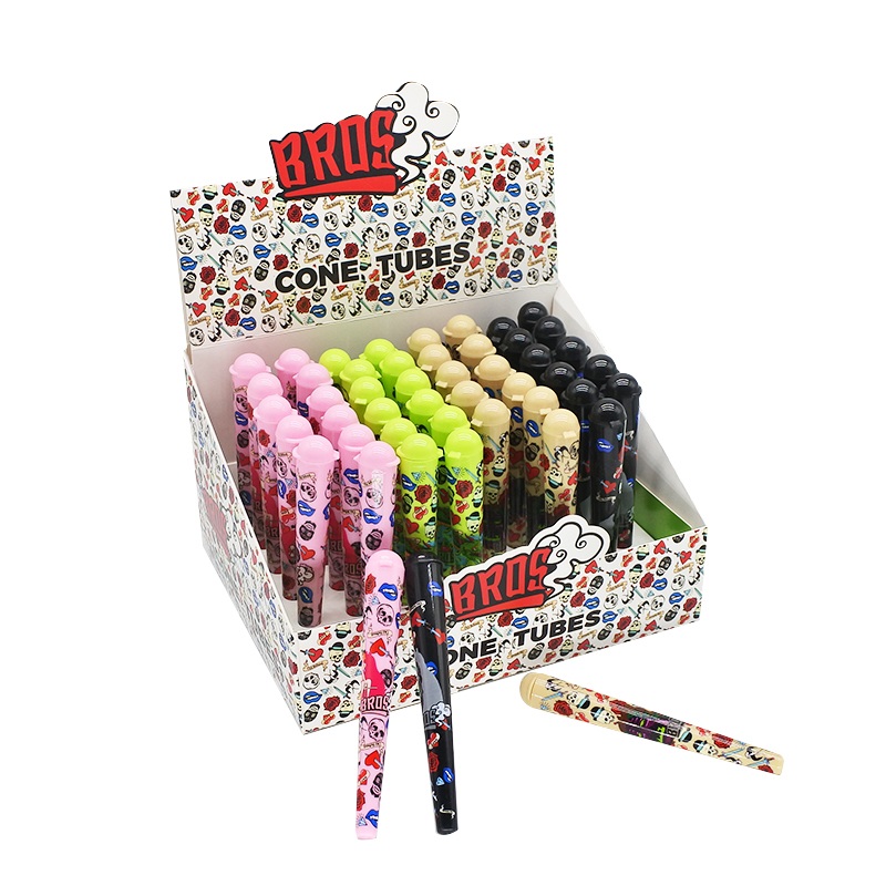 Tubes en plastique d'emballage de forme conique Bros