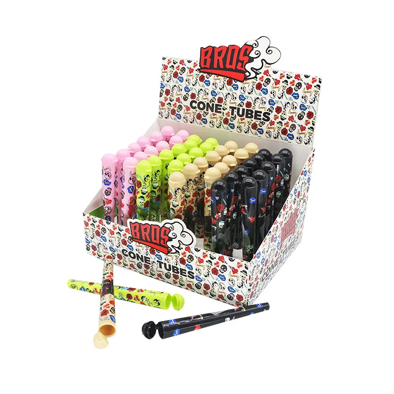 Tubes en plastique d'emballage de forme conique